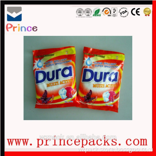 Professional customized plastic washing powder packaging bag